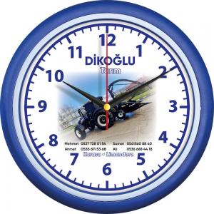 Plastik Duvar Saati ( Ø 28 cm )